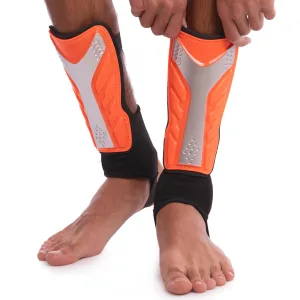 Щитки футбольні із захистом кісточки 602P розмір S Зелений