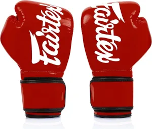 Боксерські рукавиці Fairtex BGV14 Red 10 унцій (бинти в комплекті)