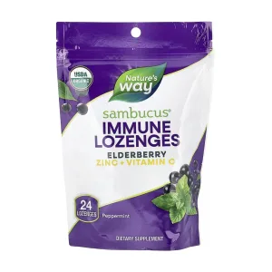 Sambucus Organic Lozenges Mint - 24 штуки