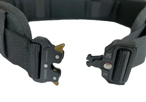 Розвантажувальний тактичний пояс РПС із кріпленням MOLLE чорний (варбелт, warbelt)