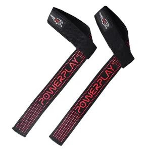 Лямки для тяги PowerPlay 7064 чорно червоні