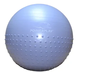 Fitness Ball Semi-Massage PowerPlay 4003 Ø75 cm Gymball Sky Blue + Pump