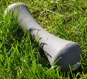 Гантель неопренова PowerPlay 4126 Spartacus - 5 кг. сіра 1 шт.