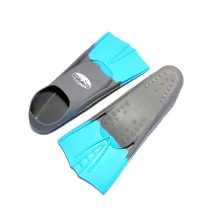 Ласти для плавання Conquest розмір 39-41 сіро-блакитний