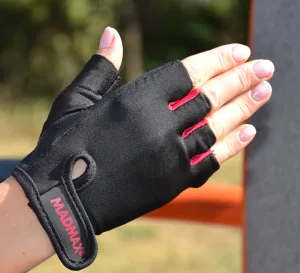 Рукавички для фітнесу MadMax MFG-251 Rainbow Rubine Red M