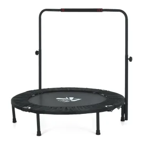 Батут для фітнесу з ручкою Profi Sport 100 см чорний MS 3383-8