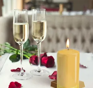 Набір свічок 4 шт. циліндр жовті sw40/60