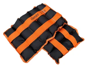 Обтяжувачі-манжети з піском по 3,5 кг - чорно-помаранчевий