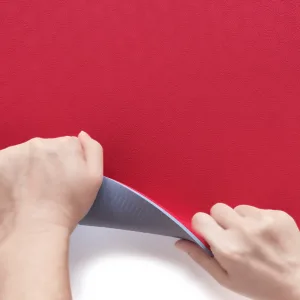 Fitness and Yoga Mat Sport TPE+TC 6 mm Red/Grey