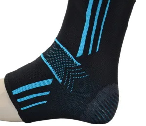Бандажі на гомілкостоп Power System PS-6022 Ankle Support Evo Black/Blue 2 шт. - XL
