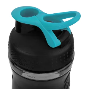 Шейкер спортивний пляшка BlenderBottle SportMixer Flip 820 мл чорний/Teal