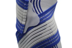 Налокітник Power System PS-6007 Elbow Support Pro білий/Blue 1 шт. S/M