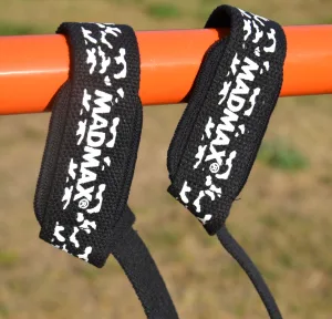 Лямки для тяги MadMax Camo Power Wrist Straps Camo/White