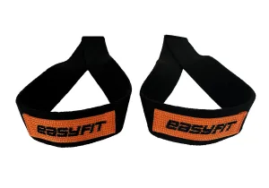 Лямки атлетичні EasyFit Delta для станової тяги чорні