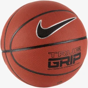 М'яч баскетбольний Nike TRUE GRIP OT 8P AMBER/BLACK/METALLIC SILVER/BLACK size 7 (оригінал)