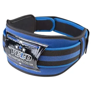Пояс атлетичний VELO Polyfoam 4" синьо-чорний, розмір L