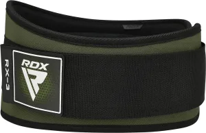 Пояс для важкої атлетики RDX RX3 EVA Curve неопреновий Army Green L