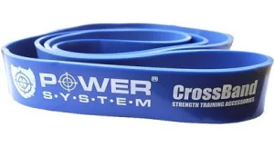 Еспандер петля гумка для фітнесу і кроссфіту Power System PS-4054 CrossFit Level 4 Blue опір 22 - 50 кг