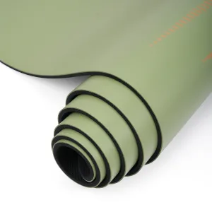 Килимок для йоги каучуковий поліуретан Sport Pro 183 см*68 см*5 мм оливковий