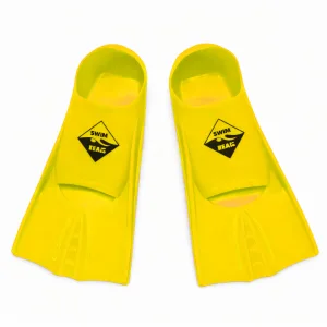 Swim fins size 33–35 yellow