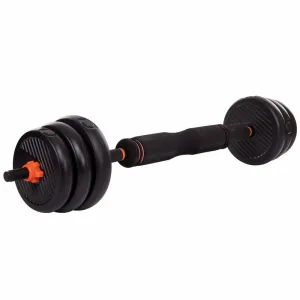 Набір трансформер гантелі гиря штанга упори 6в1 FED 30 кг чорний