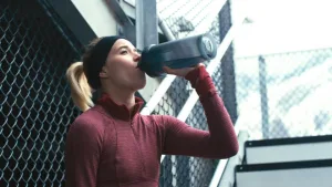 Шейкер спортивний BlenderBottle Pro45 - 1270 мл Grey/синій