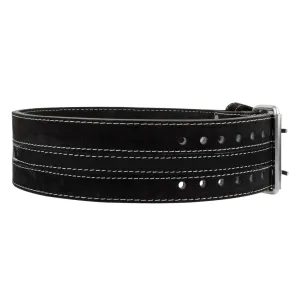 Пояс для пауерліфтингу Power System PS-3800 PowerLifting шкіряний Black - M