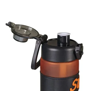 Пляшка для води 650 мл SUP 2074-A-2404 Чорний-поманранчевий