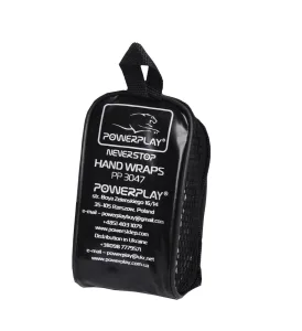 Бинти для боксу PowerPlay 3047 сині Lycra спандекс 3 м