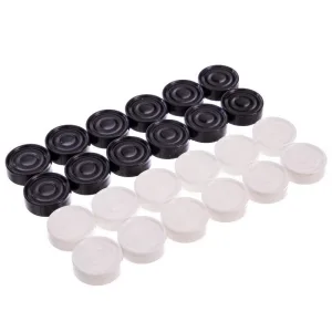 Шашки пластикові у футлярі червоний