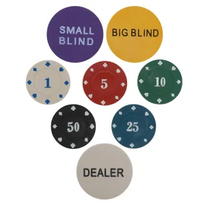 Набір для покеру в металевій коробці 400 фішок