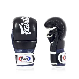 Grappling MMA Gloves Fairtex FGV18 Black/Blue L