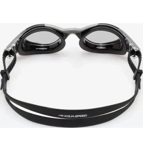 Окуляри для плавання Aqua Speed AQUILO 62648 чорно-сірі універсальний 728-23 (оригінал)
