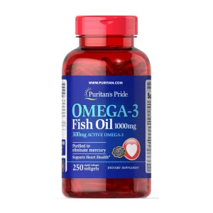 Omega-3 Fish Oil 1000 мг - 250 софтгель