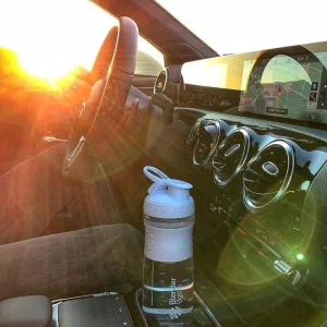 Шейкер спортивний пляшка BlenderBottle SportMixer Flip 820 мл білий