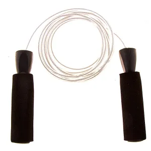 Скакалка швидкісна кросфіт зі сталевим тросом червоний