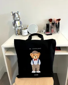 Екошопер BookOpt ВК4057 Teddy Bear (Be Excellent) чорний