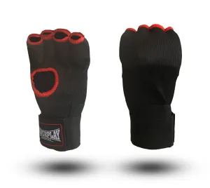 Бинти рукавиці PowerPlay 3096 з гелевими подушечками Чорні - S