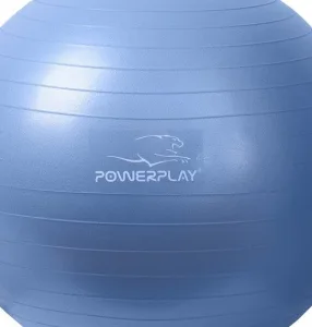 Мяч для фитнеса фитбол PowerPlay 4001 Ø65 cm Gymball синий + насос
