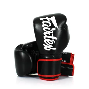 Боксерські рукавиці Fairtex BGV14 Black 10 унцій (бинти в комплекті)