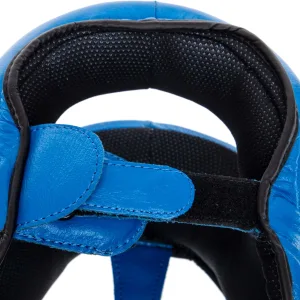 Шолом боксерський з бампером шкіряний TWINS STEEL FRAME Червоний L