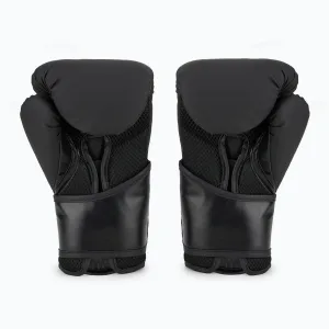 Боксерські рукавички Everlast ELITE 2 BOXING GLOVES чорно-золоті 16 унцій (оригінал) P00003273