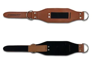 Манжета EasyFit F9 коричнева для тяги на тренажері (шкіра)