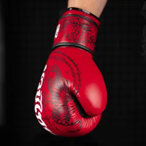 Боксерські рукавиці Phantom Muay Thai Red 12 унцій (капа в подарунок)