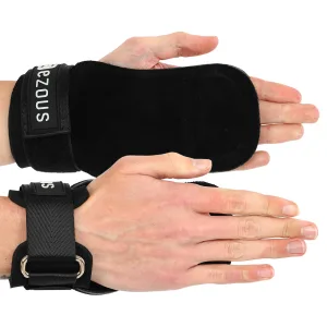 Накладки для підтягувань та тяг HAND GRIP THICKER LAYERS EZOUS 2 шт чорний