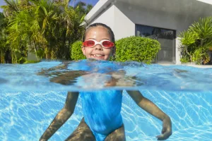 Окуляри для плавання Bestway 3-8 років 21062 зелено-синій