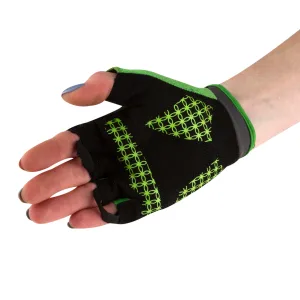 Велоперчатки женские PowerPlay 5284 B зелёные - XS