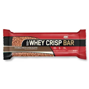 100% Whey Crisp Bar - 65 г подвійний Насичений Шоколад