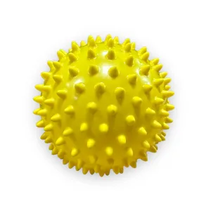 М'ячик масажер гумовий 9 см 60 гр 1 Жовтий