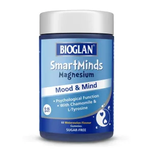 SmartMinds Magnesium Mood & Mind - 60 жуйок, watermelon